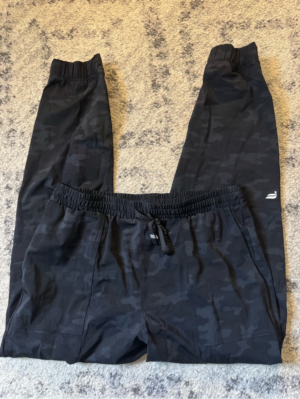 Fabletics Black Camo Joggers